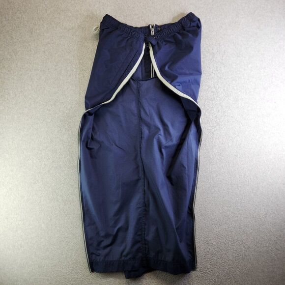 Vintage Nike Pants Mens XL Blue Y2K Track Ripstop Side Zip Off Wide Leg Swishy - Picture 5 of 16